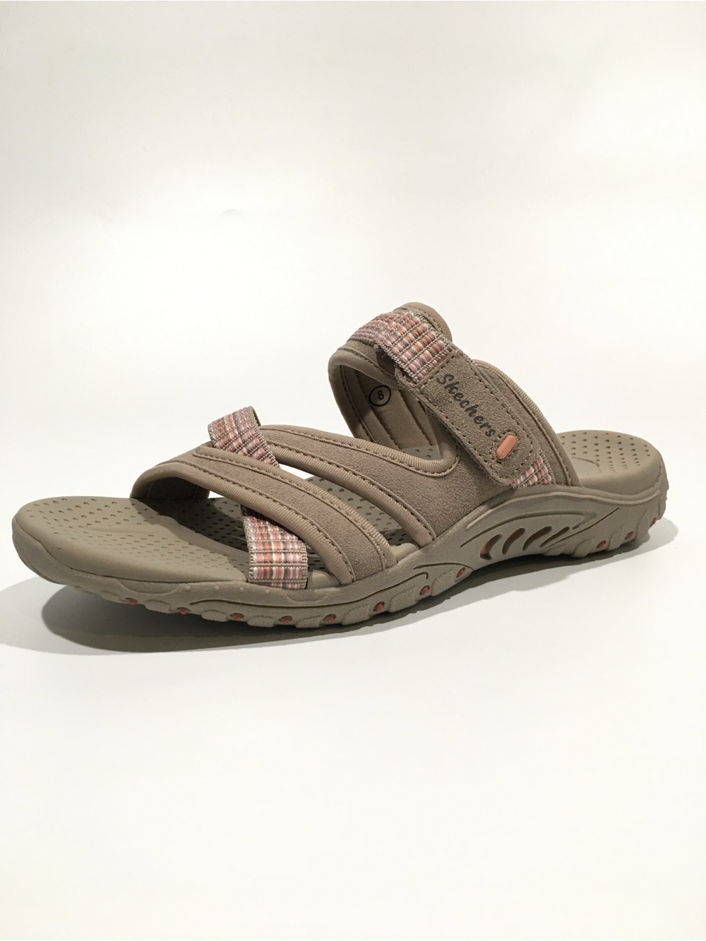 Skechers Reggae Sunrise Outdoor Trail Slide Sandal -Taupe -US 8 -NEW